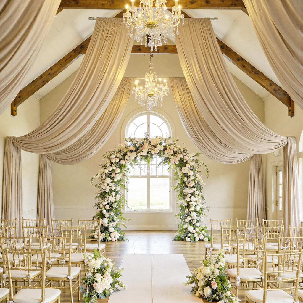 leegleri Ceiling Drapes for Weddings Parties